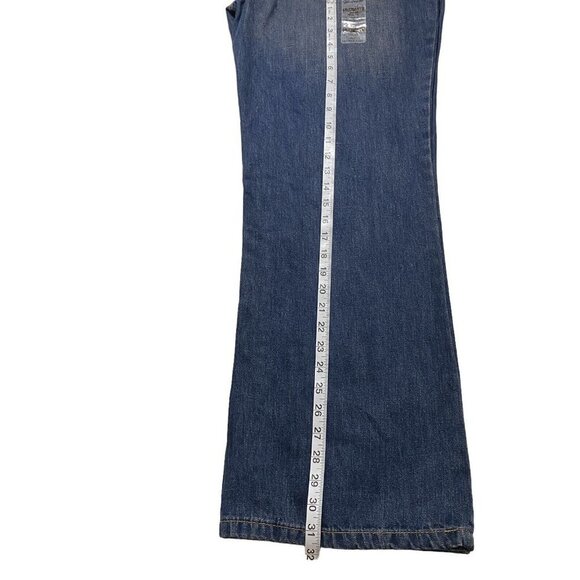 Ultimate Apparel Women Dark Wash Jeans Sz 14 NWT Flared Leg 100% Cotton Denim - Picture 13 of 14
